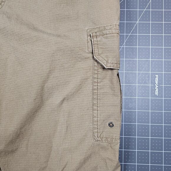Redhead Cargo Pants 40x30 Fulton Khaki Tan Ripstop Canvas Work Stretch Outdoors - Picture 2 of 16